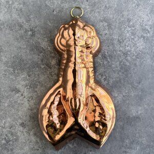 Vintage Copper “LOBSTER” Mold Wall Hanging Kitschy Kitchen Decor 11”